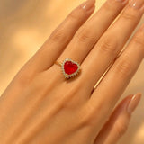 ANILLO FESTA1 ROJO RUBI