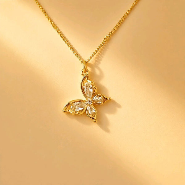 CADENA MARIPOSA BRILLANTE