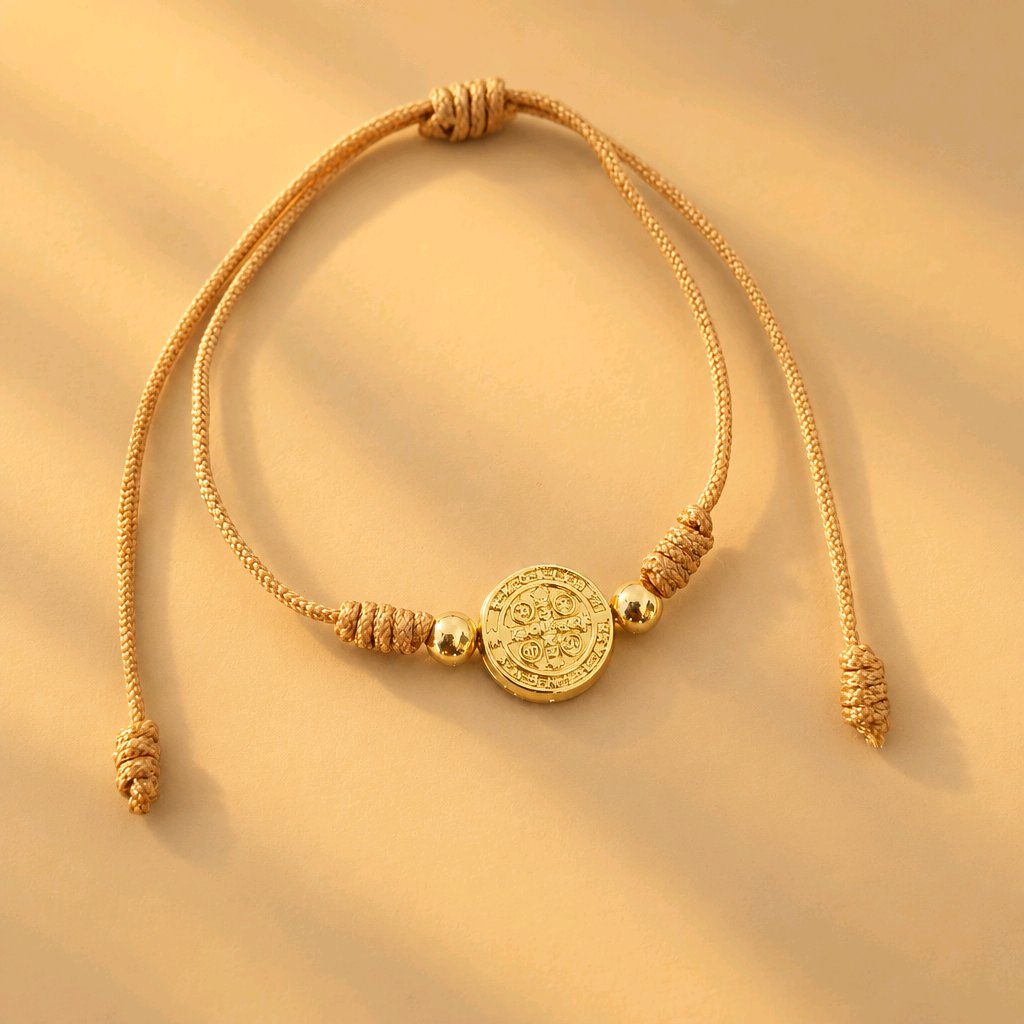 PULSERA SAN BENITO CORDON PIEL