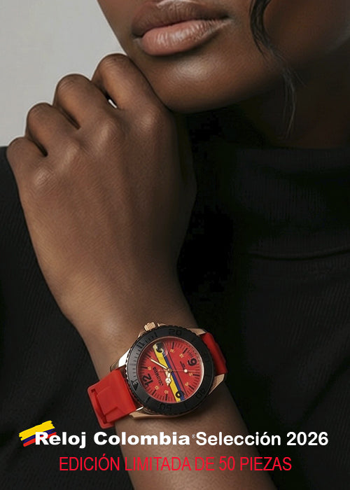 RELOJ COLOMBIA SELECCION 2026 DORADOROJO