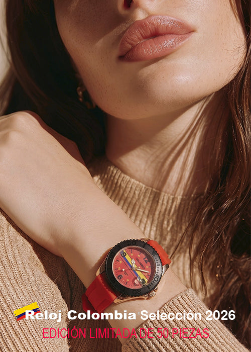 RELOJ COLOMBIA SELECCION 2026 DORADOROJO