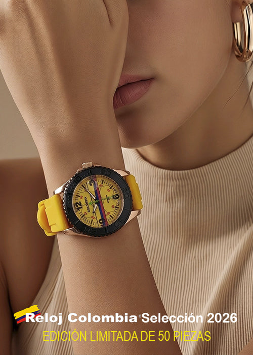 RELOJ COLOMBIA SELECCION 2026 DORADOAMARILLO