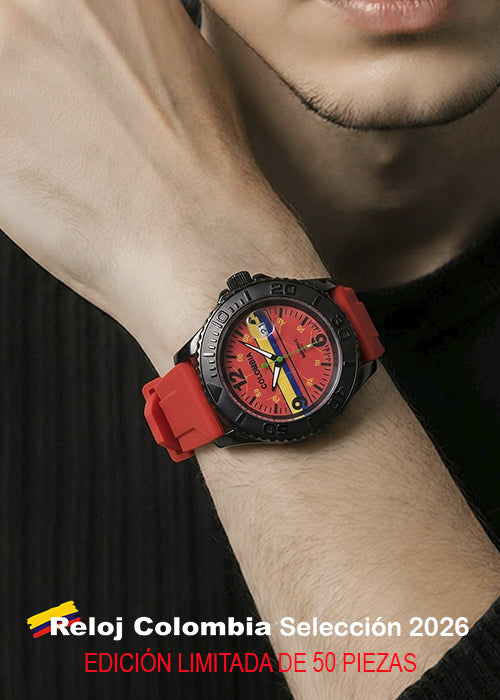 RELOJ COLOMBIA SELECCION 2026 ROJO