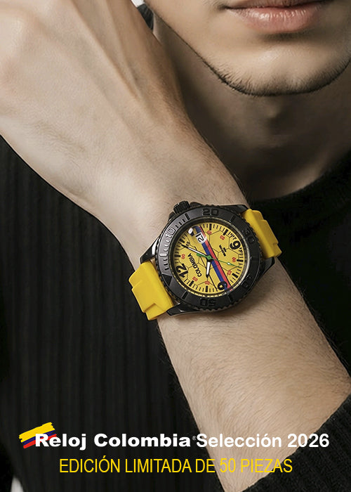 RELOJ COLOMBIA SELECCION 2026 AMARILLO