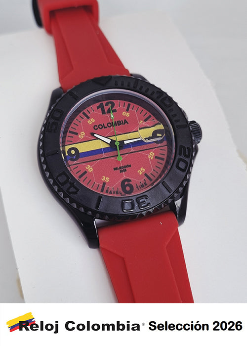RELOJ COLOMBIA SELECCION 2026 ROJO