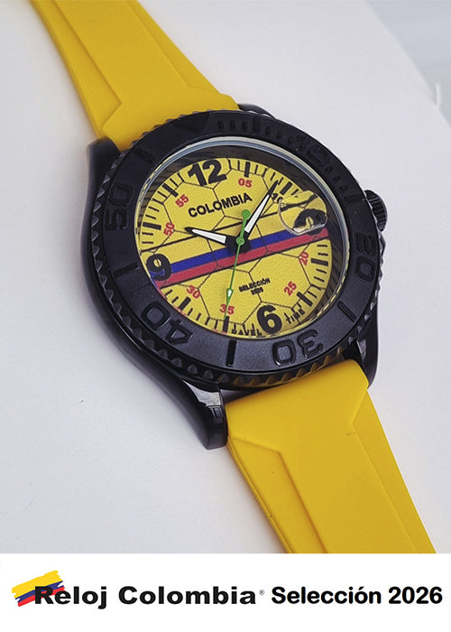 RELOJ COLOMBIA SELECCION 2026 AMARILLO