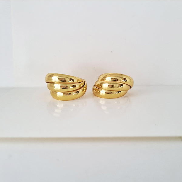 MINI AROS OLAS DORADAS