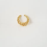 EARCUFF TRENZA DORADO