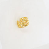 EARCUFF BOLITAS DORADAS