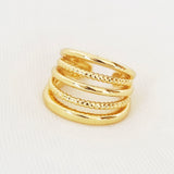 EARCUFF BOLILISA DORADA GRANDE