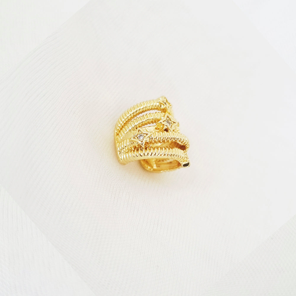 EARCUFF ESTRELLAS BRILLANTES