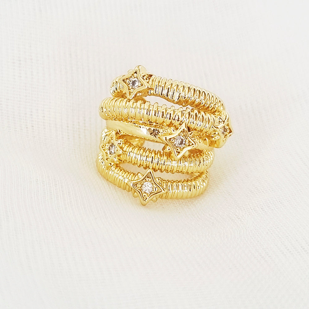 EARCUFF ESTRELLAS BRILLANTES