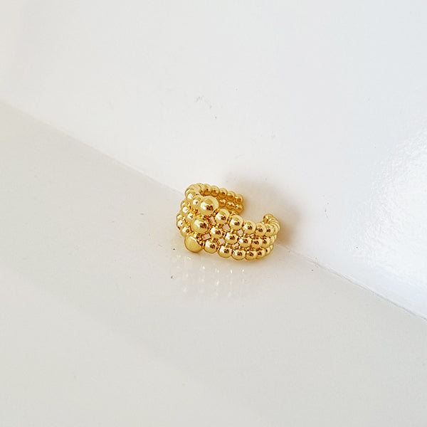EARCUFF TRIBAL DORADO