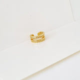 EARCUFF BOLITAS DORADAS