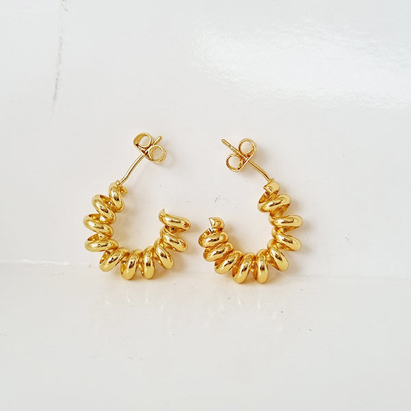 MINI AROS CABLE DORADO