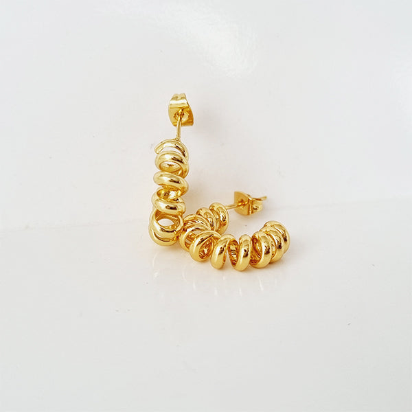 MINI AROS CABLE DORADO
