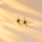 MINI AROS GIRASOL VERDE BRILLANTE