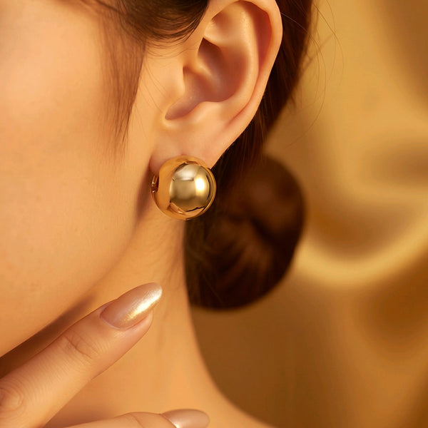 MINI AROS ESFERA DORADA