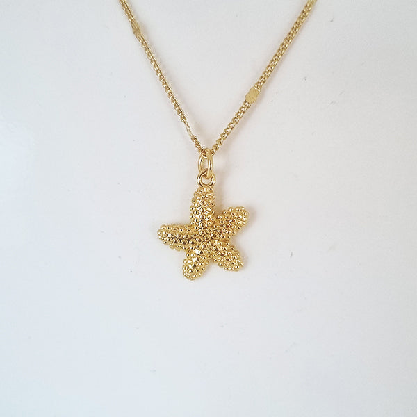 CADENA ESTRELLA MAR DORADA