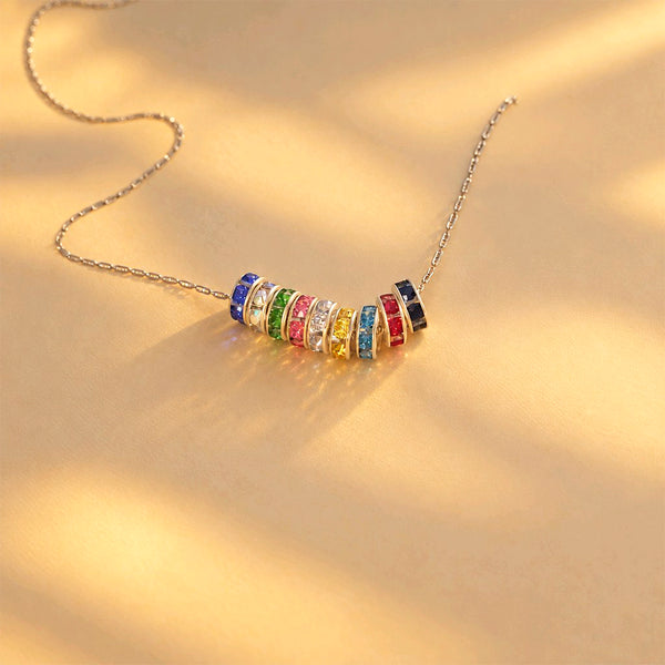 CADENA ARCOIRIS PLATA