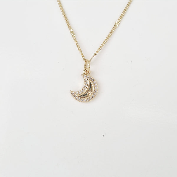 CADENA LUNA BRILLANTE MOM