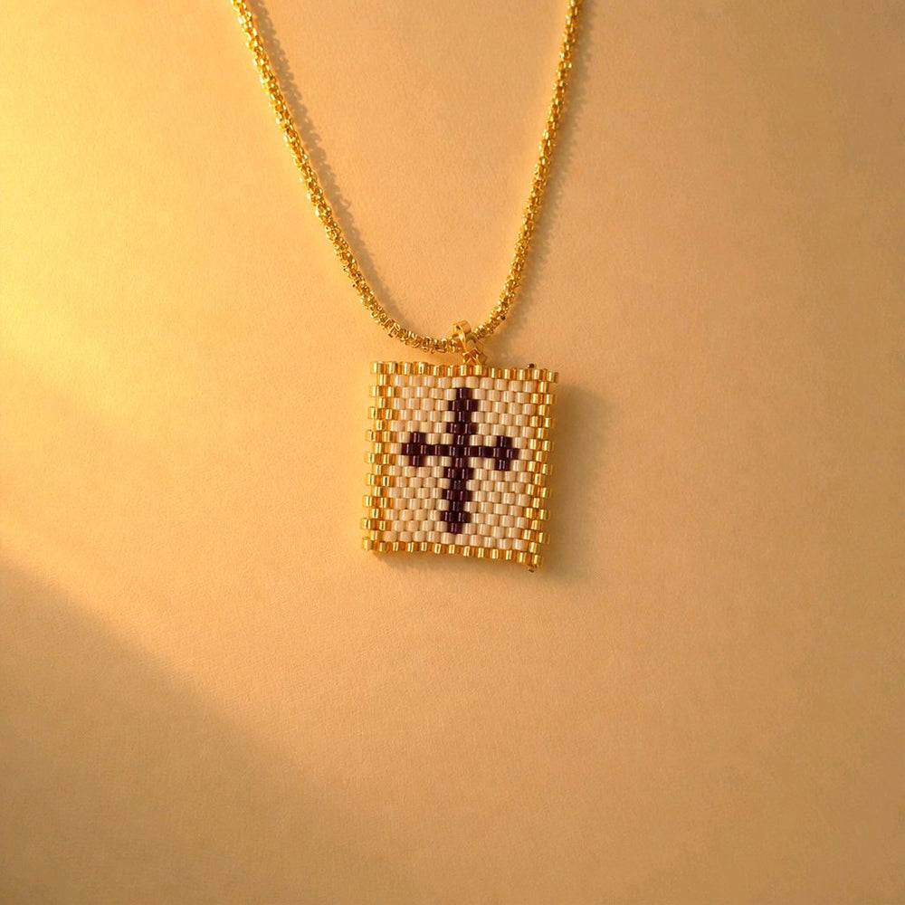 CADENA ESCAPULARIO CRUZ MOSTACILLA