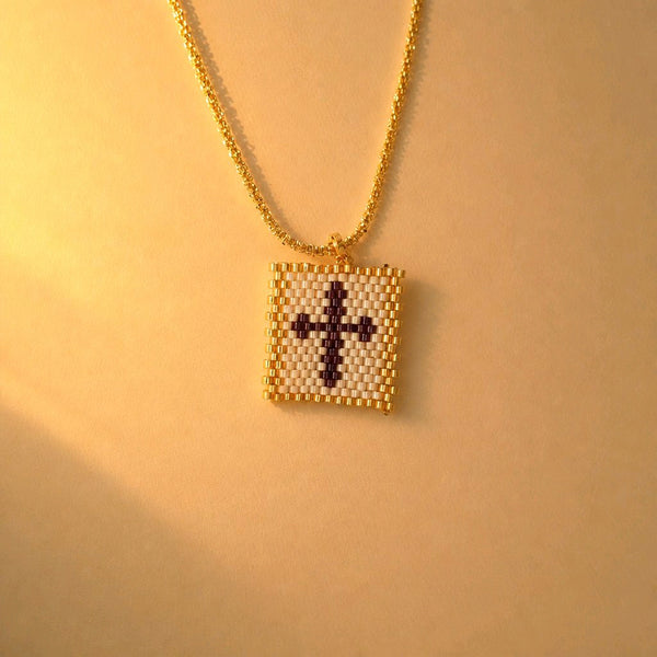 CADENA ESCAPULARIO CRUZ MOSTACILLA