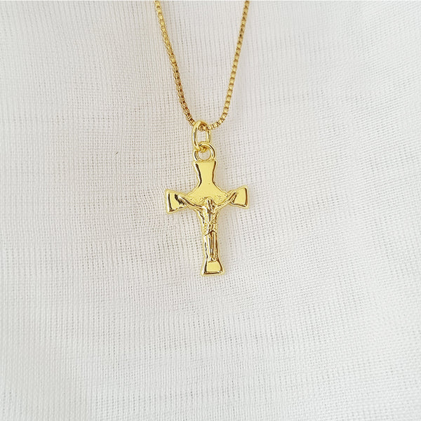 CADENA CRUCIFIJO DORADO