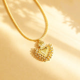 CADENA SAGRADO CORAZON DORADO