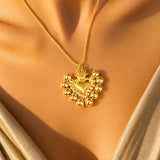CADENA SAGRADO CORAZON DORADO GRANDE