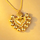 CADENA SAGRADO CORAZON DORADO GRANDE