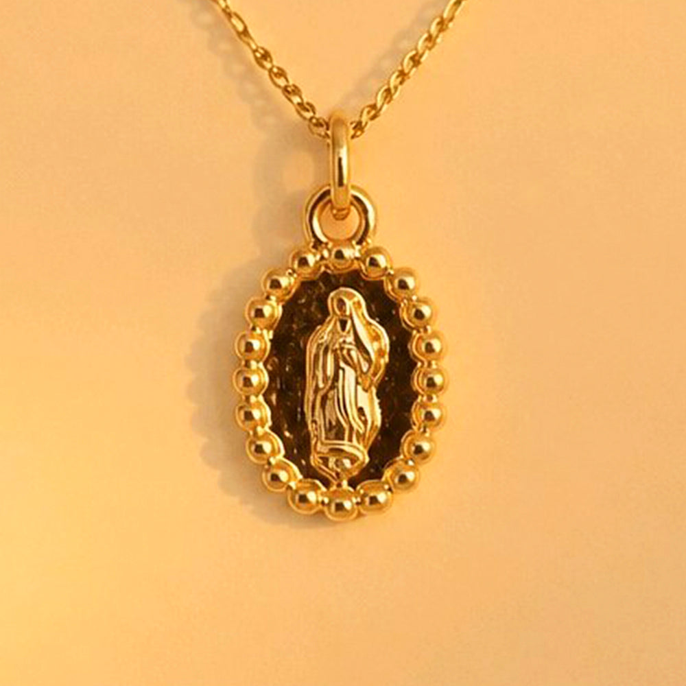 CADENA VIRGEN MEDALLA GUADALUPE
