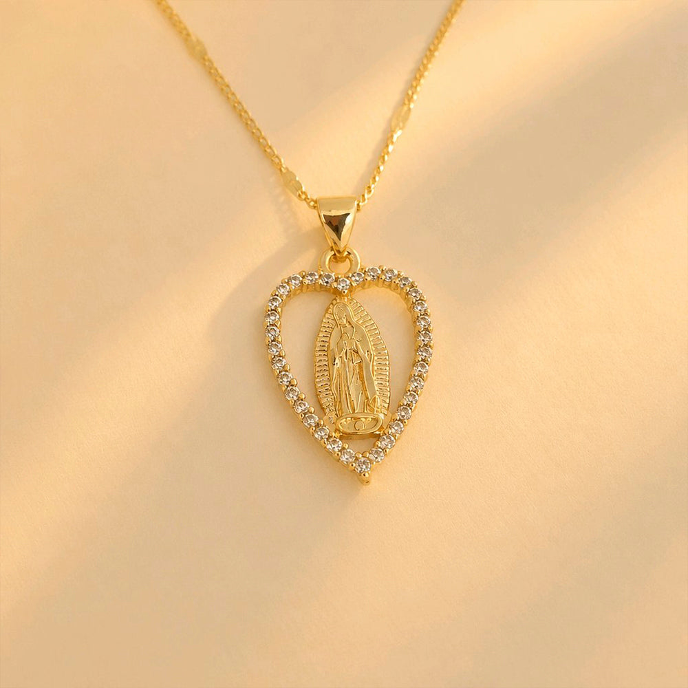 CADENA VIRGEN GUADALUPE CORAZON