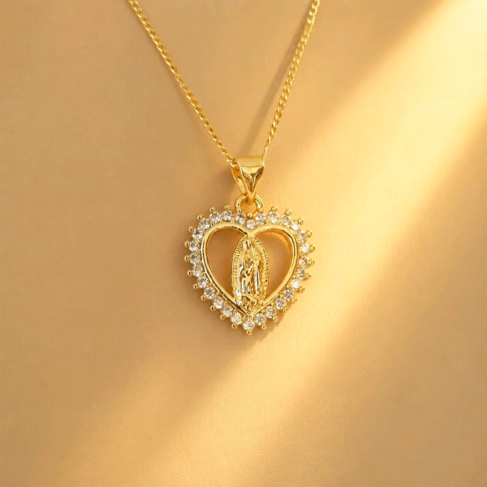 CADENA VIRGEN GUADALUPE CORAZON