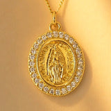 CADENA VIRGEN GUADALUPE BRILLANTE