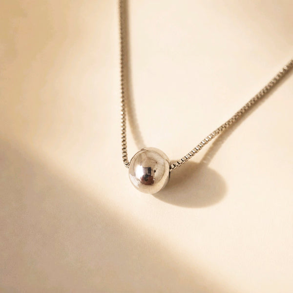 CADENA DIJE BALIN PLATEADO