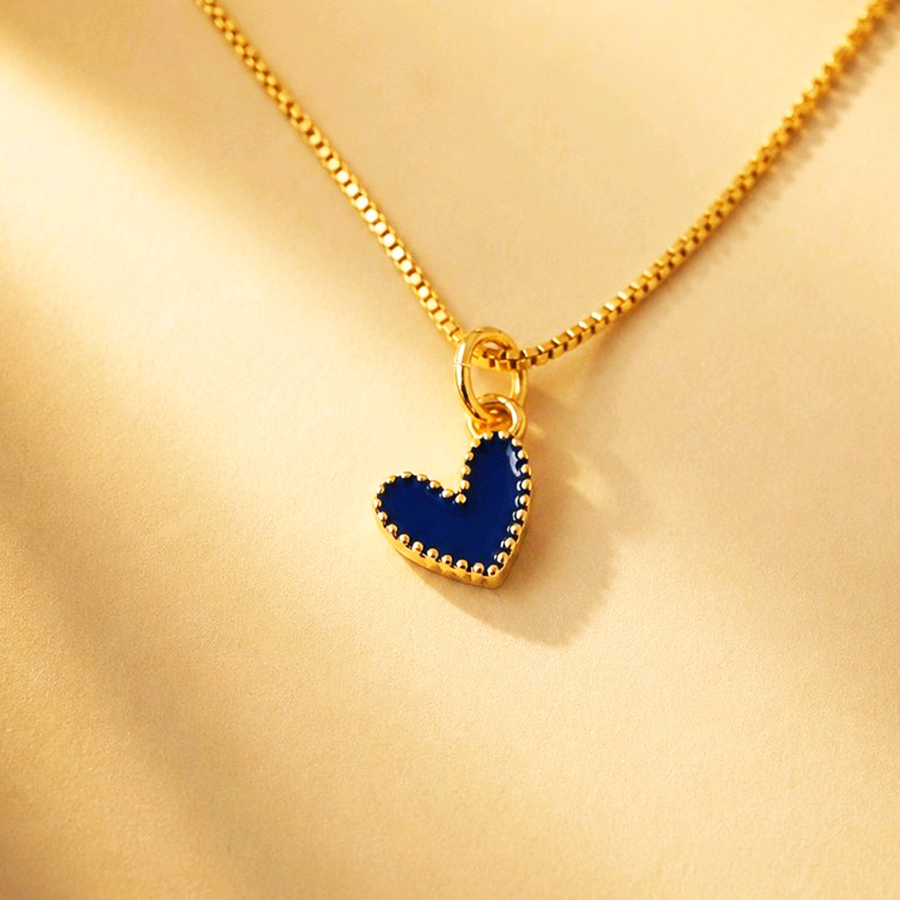 CADENA CORAZON JOLIE AZUL