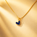 CADENA CORAZON JOLIE AZUL