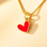 CADENA CORAZON JOLIE ROJO