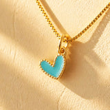CADENA CORAZON JOLIE TURQUESA