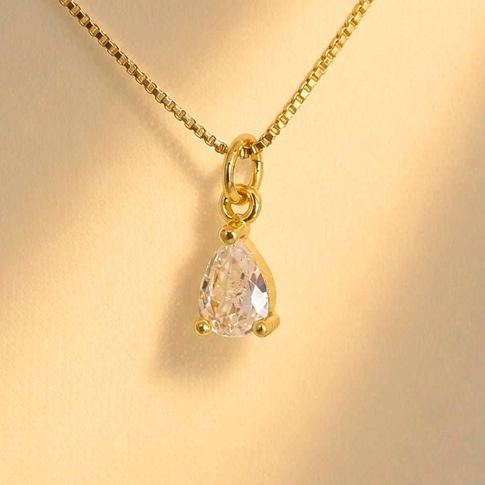CADENA IKONICA LAGRIMA BRILLANTE