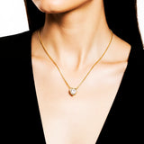 CADENA CORAZON SOLITAIRE BRILLANTE