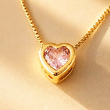 CADENA CORAZON SOLITAIRE PALOROSA