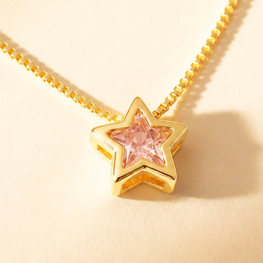 CADENA ESTRELLA SOLITAIRE PALOROSA