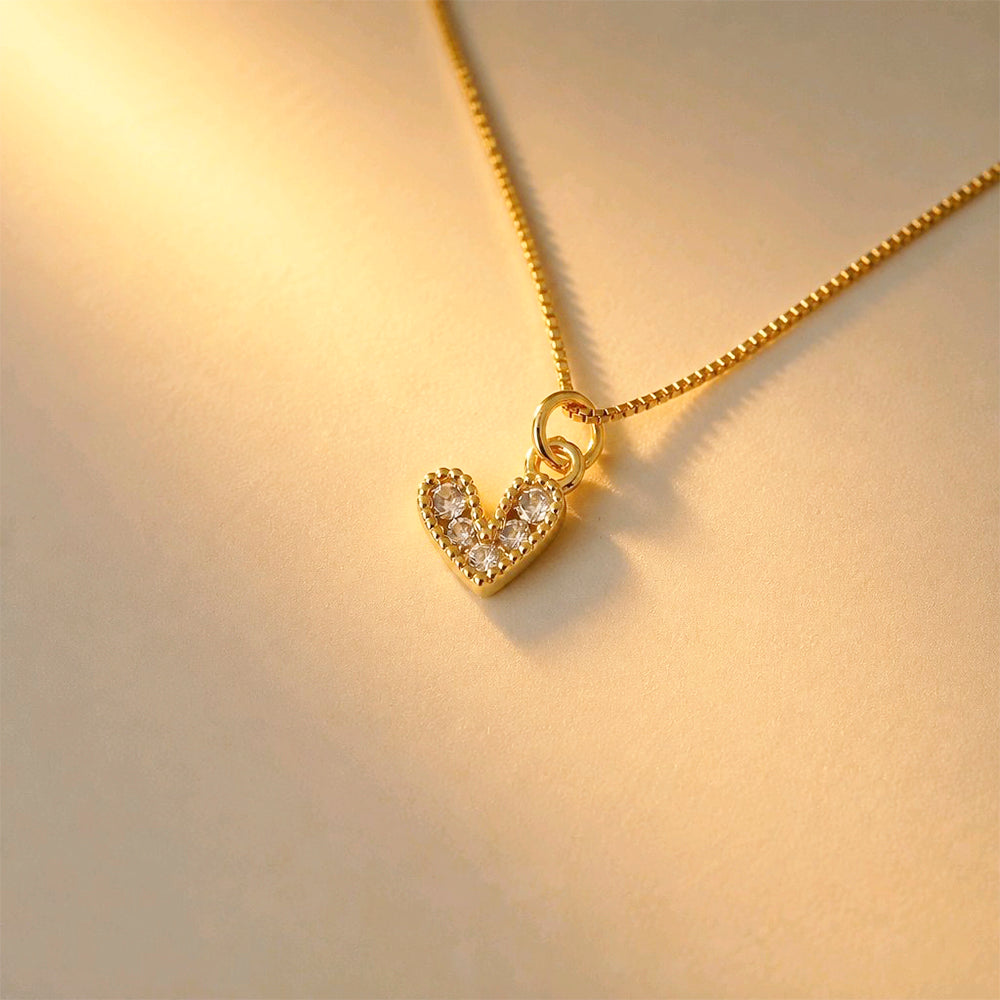 CADENA CORAZON AMORE BRILLANTE