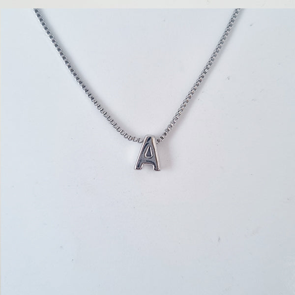CADENA 1LETRA PLATA