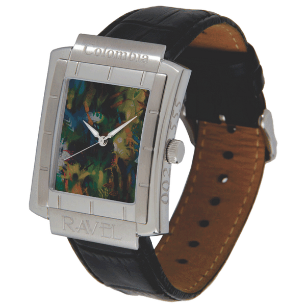 RELOJ COLOMBIA ARTE JACANAMIJOY