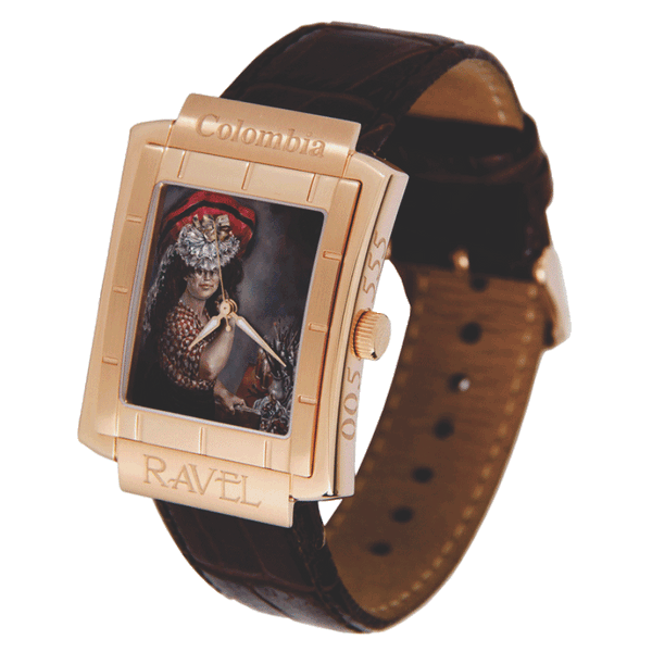 RELOJ COLOMBIA ARTE ENRIQUE GRAU