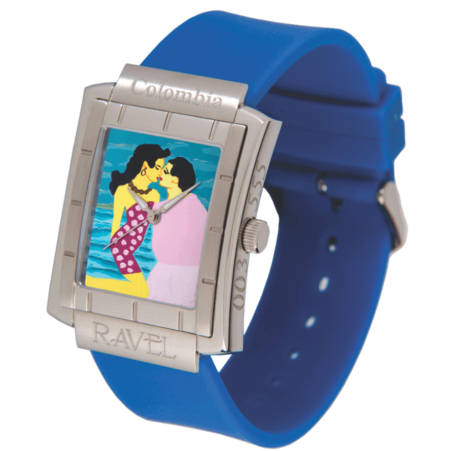 RELOJ COLOMBIA ARTE MARIPAZ JARAMILLO