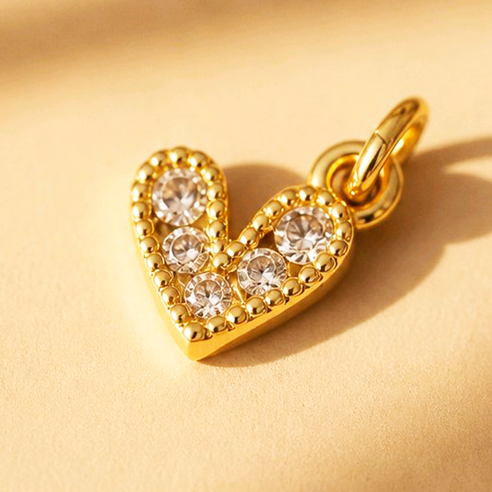 DIJE CORAZON AMORE BRILLANTE